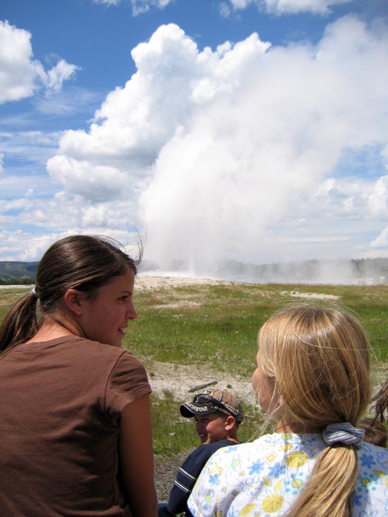 2006 family reunion in Yellowstone National Park